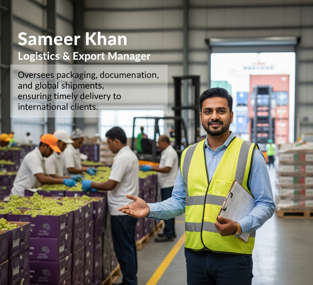 Sameer Khan - Logistics Manager